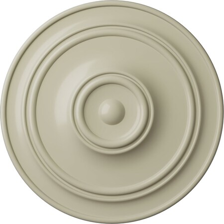 Ekena Millwork Small Classic Ceiling Medallion (Fits Canopies up to 10"), 40 1/4"OD x 3 1/8"P, Clear Yellow CM40CLCYF